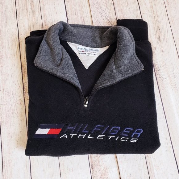 VINTAGE '90s TOMMY HILFIGER FLEECE JACKET - Picture 3 of 9